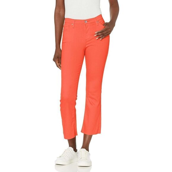 AG Adriano Goldschmied Women's Jodi Crop Flare 32 Faded Azalea - Picture 1 of 2